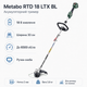 Триммер садовый Metabo RTD 18 LTX BL аккумуляторный 18В Зеленый - изображение 1
