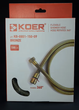 Шланг для душа Koer KB-0801-150-09 BRONZE (обплетение нержавеющая сталь 150 см) (Цвет бронзовый) (KR4805) - изображение 2