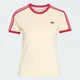 Жіноча футболка 3 STRIPES SLIM adidas KS4780 (M) жовтий (4069996501737) - зображення 6