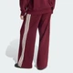Жіночі штани ADIDAS KIT 3-STRIPES WIDE adidas KV9909 (L) бордовий (4068804642211) - зображення 2