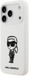 Etui Karl Lagerfeld Silicone Karl Sketch & Logo MagSafe do Apple iPhone 17 Pro White (3666339498597) - obraz 2