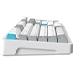 Клавиатура GamePro Asgard Drakkar Keychron Super Red Switch Wireless/Bluetooth/USB UA White (MK305WH) - изображение 3