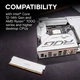 Модуль памяти для компьютера DDR5 16GB 6400 MHz Pro Overclocking White Micron (CP16G64C38U5W) - изображение 7