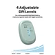 Мишка Ugreen MU105 Wireless Green (90672) - зображення 8