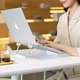 Підставка до ноутбука Ugreen LP230 Foldable Desktop Laptop Stand Silver (80348) - зображення 5