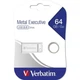USB флеш накопитель Verbatim 64GB Metal Executive Silver USB 2.0 (98750) - изображение 5