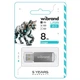 USB флеш накопитель Wibrand 8GB Cougar Silver USB 2.0 (WI2.0/CU8P1S) - изображение 2