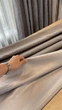 Комплект штор Блекаут 2.50 м х 2.60 м сіро-бежевий рогожка - изображение 3