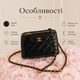 Сумка Chanel чорна 17×11 см — компактна жіноча стьобана з ланцюжком і золотистою фурнітурою - зображення 4
