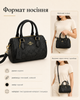 Сумка Coach Mini Rowan чорна — жіноча міні з монограмою, короткими ручками та плечовим ремінцем - зображення 3