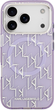 Etui Karl Lagerfeld IML KL Monogram MagSafe do Apple iPhone 17 Pro Purple (3666339505653) - obraz 3