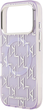 Etui Karl Lagerfeld IML KL Monogram MagSafe do Apple iPhone 17 Pro Purple (3666339505653) - obraz 6