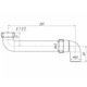 Отводная труба Kronoplast 1 1/2”×40 размером 265×60 мм NS3003PP07 - изображение 5