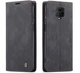 Чохол-книжка CaseMe із нубуку для Xiaomi Redmi Note 9s/Pro Чорний - зображення 4