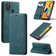 Чехол-книжка CaseMe из нубука для Samsung Galaxy M30s/M21 Бирюзовый - изображение 10