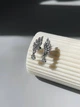 Сережки Pandora «Крила янгола» S925 ALE, жіночі, покриття сріблом, кубічний оксид цирконію - изображение 2