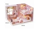 Румбокс Вілла Спокійне життя Roombox Tranquil Life CUTEBEE Інтер'єрний конструктор L-022 + купол - изображение 9