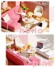 Румбокс Вілла Теплий час Roombox Warm Time CUTEBEE Інтер'єрний конструктор L-030 + купол - зображення 10