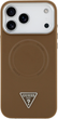 Etui Guess Triangle Logo MagSafe do Apple iPhone 17  Pro Max Brown (3666339515546) - obraz 3