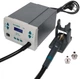 Термоповітряна паяльна станція QUICK 861DW ESD фен / 1000 Вт / 100-500°С / 120 л/хв - зображення 8
