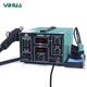 Паяльна станція 2 в 1 YIHUA 952D+ / термофен + паяльник / жало 900М / 4 насадки / 100 - 450°C / 700 Вт - зображення 4