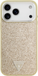 Etui plecki Guess Glitter Triangle Logo MagSafe do Apple iPhone 17 Pro Max Gold (3666339557454) - obraz 3