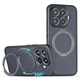 Защитный чехол Deexe Matte Skin Kickstand with MagSafe для Xiaomi 17T - Transparent Black - изображение 2