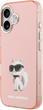 Etui Karl Lagerfeld IML Aquarelle Choupette & Logo MagSafe iPhone 17 Pink (3666339531010) - obraz 2