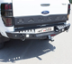 Посилений задній бампер Dakar чорний, під сенсор, з підсвіткою для Ford Ranger 2011-2022 рр. - зображення 1