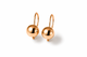 Серьги-шарики из красного золота S-0418 - изображение 4