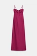 Сукня міді на бретельках Zara 2705/723 XS Пурпуровий (02705723123XS) - изображение 7