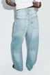 Джинси trf baggy barrel із середньою посадкою Zara 0541/240 XL/42 Блакитні (0054124040642) - изображение 6