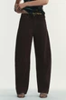 Джинси trf baggy barrel із середньою посадкою Zara 0103/240 XXL/44 Коричневі (0010324070044) - изображение 1
