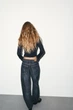 Джинси trf baggy barrel із середньою посадкою Zara 3607/240 XXS/32 Сині (0360724040132) - изображение 6