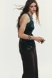 Джинси trf baggy barrel із середньою посадкою Zara 0103/240 XXL/44 Коричневі (0010324070044) - изображение 4
