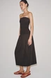Комбінована сукня-бандо Zara 3253/025 M Коричнева (03253025700М) - зображення 2
