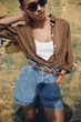 Шорти baggy з ременем Zara 8228/037 XL/42 Сині (0822803742742) - изображение 3