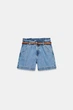Шорти baggy з ременем Zara 8228/037 XL/42 Сині (0822803742742) - изображение 6