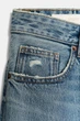 Джинси trf boyfriend з середньою посадкою та подертостями Zara 4365/010 XXL/44 Сині (0436501040044) - изображение 9