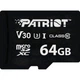 Карта пам'яті Patriot VX microSDXC 64 GB Class 10 UHS-I U3 (PSF64GVX31MCX) [173443] - зображення 1