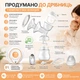 Молоковідсмоктувач ультратихий електричний з режимом масажу і стимуляції лактації CMBEAR ZRX-0606 White - зображення 2