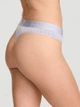 Трусики стринги Logo Cotton Thong Victoria's Secret фиолетовый S - изображение 2