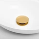 Донный клапан для раковины YOKA CLICK-CLACK GOLD с переливом * - изображение 4