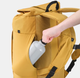 Туристичний Рюкзак QUECHUA NH Escape 500 Rolltop 23л 46 х 28 х 22 см Жовтий - зображення 7