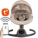 Укачивающий центр качели Kidwell REVE Beige gold для новорожденных детей электронные качели шезлонг для младенцев детские качели для малышей от рождения - изображение 1