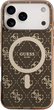 Панель Guess IML Peony 4G Background MagSafe для Apple iPhone 17 Pro Brown (3666339490829) - зображення 3