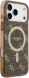 Панель Guess IML Peony 4G Background MagSafe для Apple iPhone 17 Pro Brown (3666339490829) - зображення 4