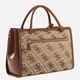 Сумка шопер жіноча тканинна Guess HWJG9755070-LTL Коричнева (800070360371) - зображення 4