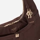 Сумка хобо жіноча тканинна велика Guess HWSG9754010-ESP Коричнева (800070360383) - зображення 7