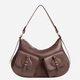 Torebka hobo damska skórzana Coccinelle E1VGK120101-R49 Brązowa (800070363567) - obraz 1